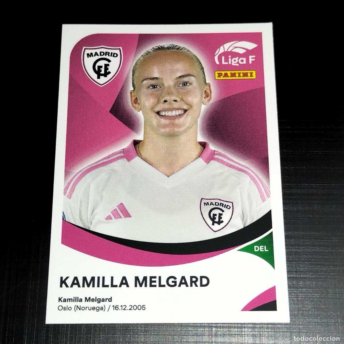 Cromos de f&uacute;tbol: 239 KAMILLA MELGARD CFF MADRID CROMOS LIGA F FEMENINA PANINI 2024 2025 24 25