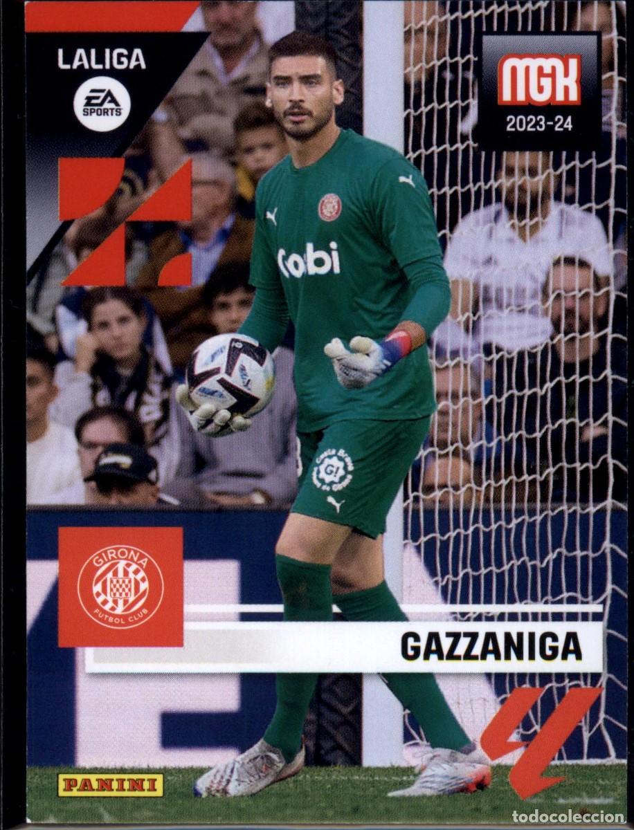 Cromos de f&uacute;tbol: Gazzaniga N&ordm; 182 Girona FC LaLiga Santander Megacracks 2023 2024 Panini 23 24