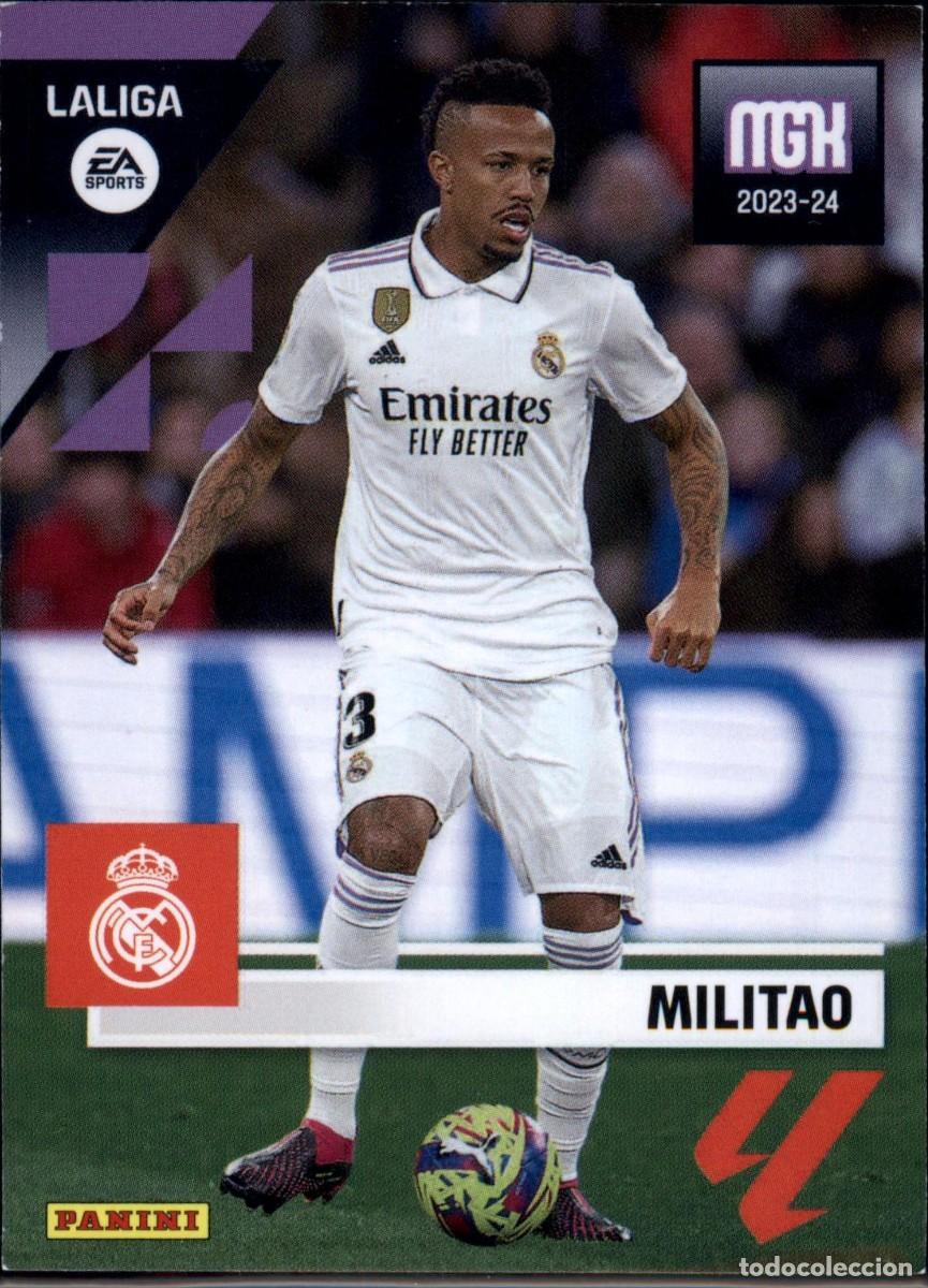 Cromos de f&uacute;tbol: Militao N&ordm; 240 Real Madrid LaLiga Santander Megacracks 2023 2024 Panini 23 24