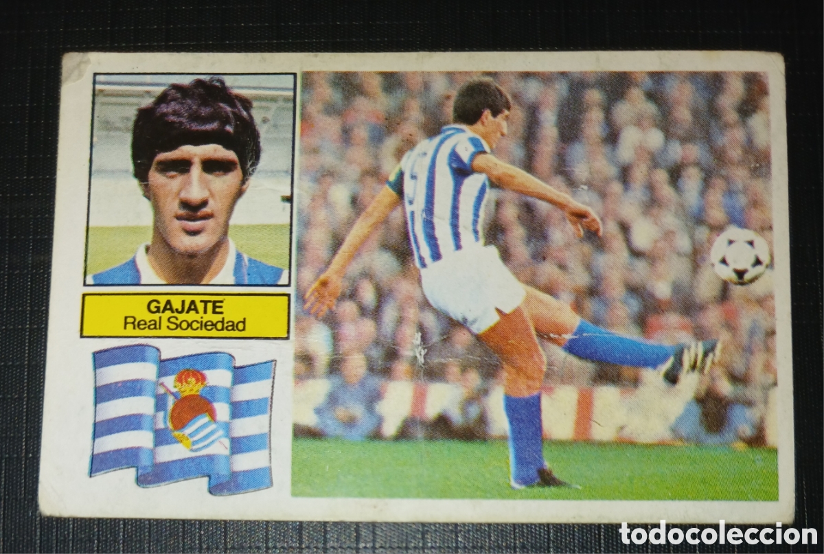 Cromos de f&uacute;tbol: Cromo Gajate - Real Sociedad - Liga 82 83 / 1982 1983 - Ed. Este