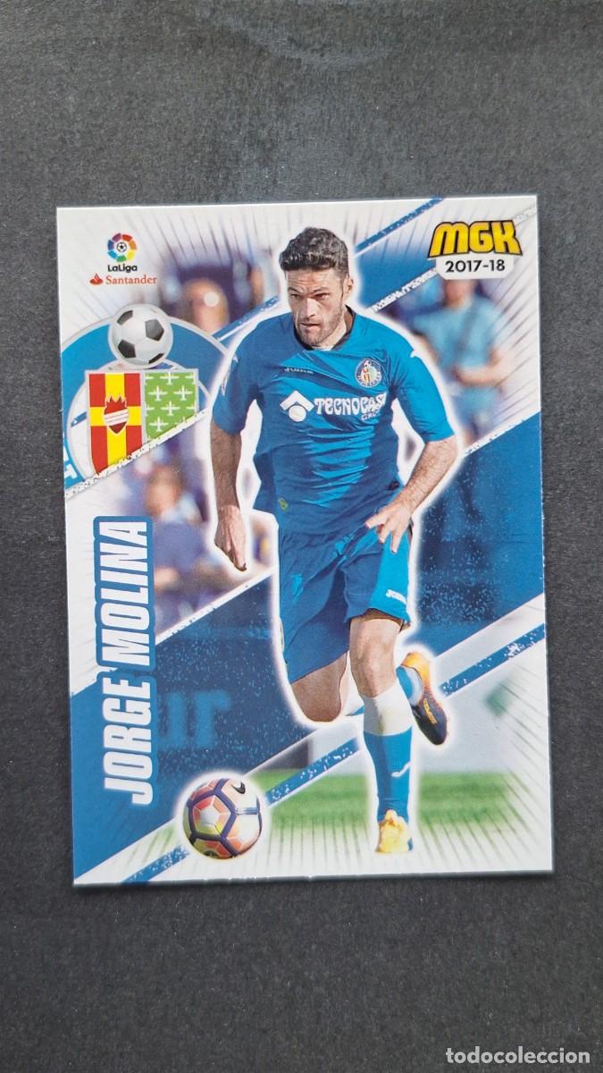 Cromos de f&uacute;tbol: L1 JORGE MOLINA GETAFE C. F. 260 PANINI MEGACRACKS 2017 2018 17 18