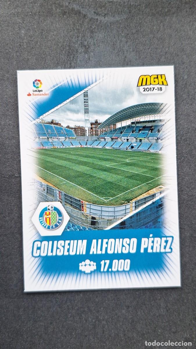 Cromos de f&uacute;tbol: L1 ESTADIO COLISEUM ALFONSO PEREZ GETAFE C. F. 265 PANINI MEGACRACKS 2017 2018 17 18