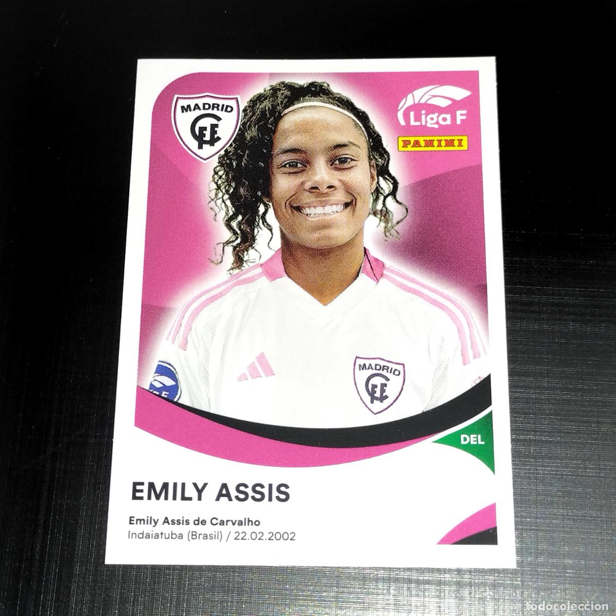 Cromos de f&uacute;tbol: 240 B EMILY ASSIS CFF MADRID CROMOS LIGA F FEMENINA PANINI 2024 2025 24 25