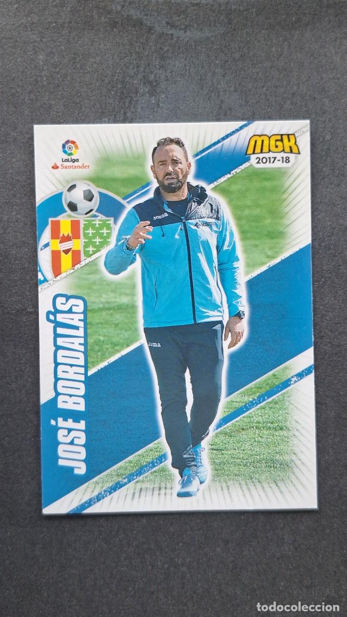 Cromos de f&uacute;tbol: L1 JOSE BORDALAS ENTRENADOR GETAFE C. F. 266 PANINI MEGACRACKS 2017 2018 17 18