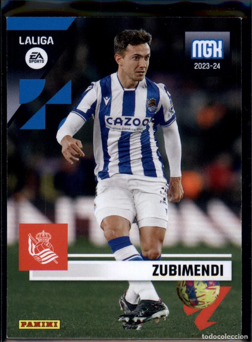 Cromos de f&uacute;tbol: Zubimendi N&ordm; 316 Real Sociedad LaLiga Santander Megacracks 2023 2024 Panini 23 24