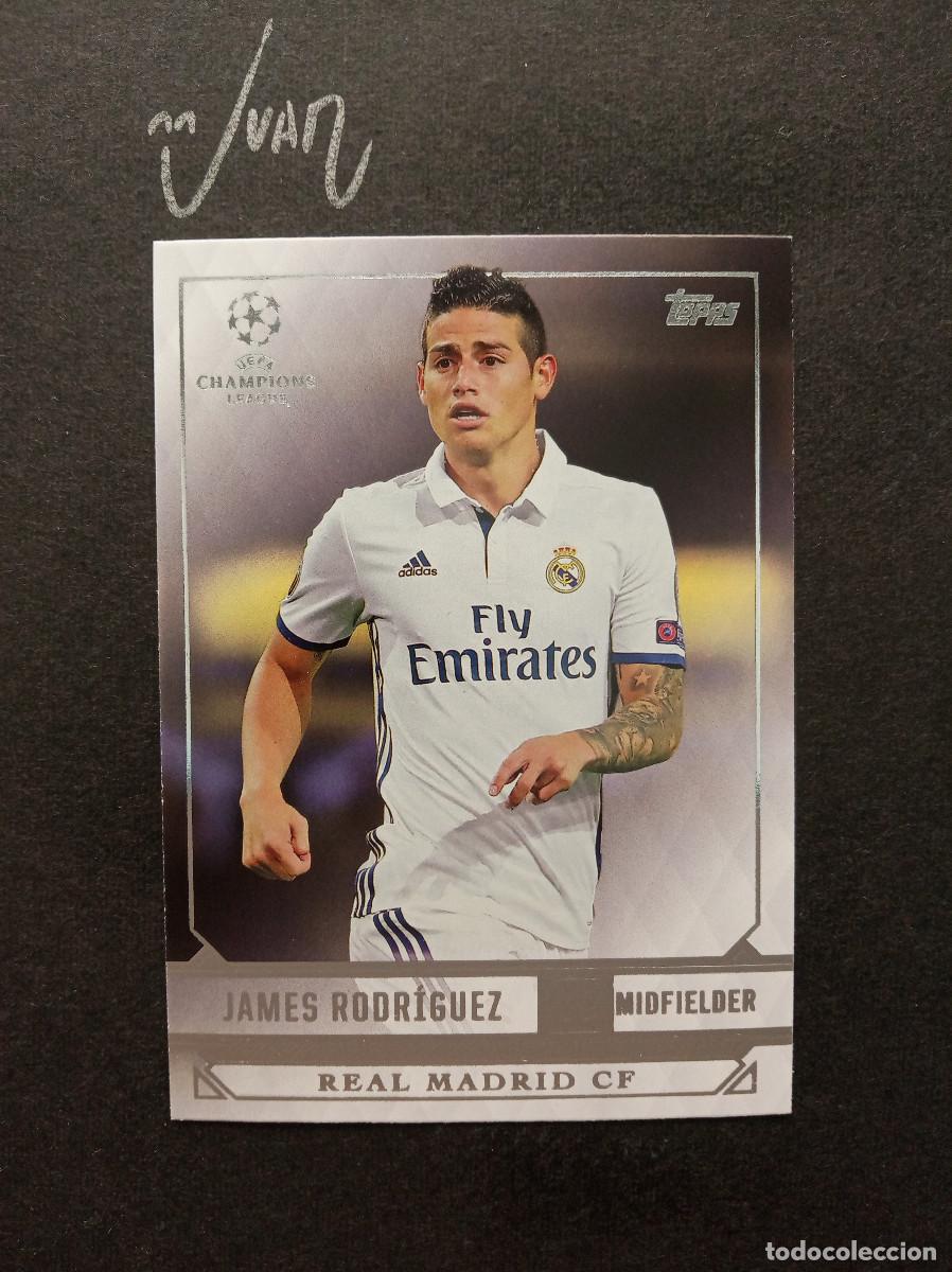 Cromos de f&uacute;tbol: N&ordm; 163 JAMES RODRIGUEZ REAL MADRID COLOMBIA ⚽ TOPPS &reg; SHOWCASE UEFA CHAMPIONS LEAGUE 2016 2017 16 17