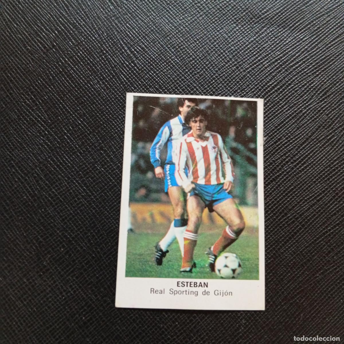 Football Stickers: ESTEBAN SPORTING GIJON CANO 1983 1984 CROMO FUTBOL 83 84 LIGA - DESPEGADO - A27 PG48
