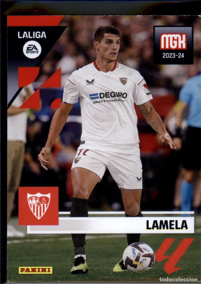 Football Stickers: Lamela N&ordm; 338 Sevilla FC LaLiga Santander Megacracks 2023 2024 Panini 23 24