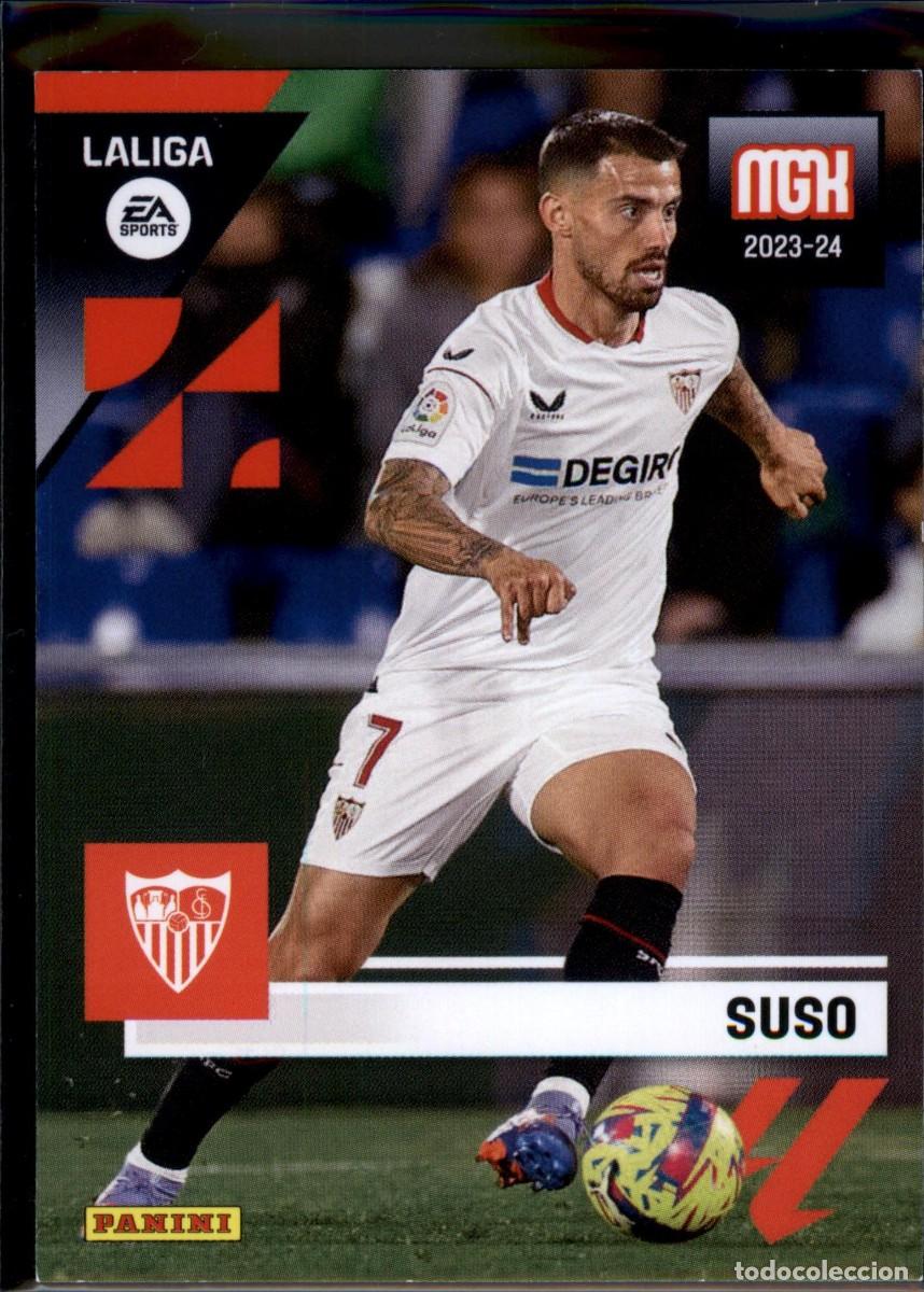 Football Stickers: Suso N&ordm; 340 Sevilla FC LaLiga Santander Megacracks 2023 2024 Panini 23 24