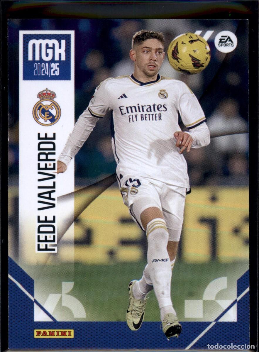 Cromos de f&uacute;tbol: Valverde N&ordm; 228 Real Madrid LaLiga Santander Megacracks 2024 2025 Panini 24 25