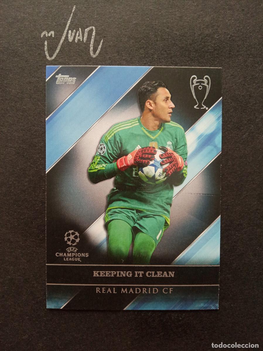 Cromos de f&uacute;tbol: RM 3 ROAD VICTORY KEYLOR NAVAS REAL MADRID ⚽ TOPPS &reg; SHOWCASE UEFA CHAMPIONS LEAGUE 2016 2017 16 17