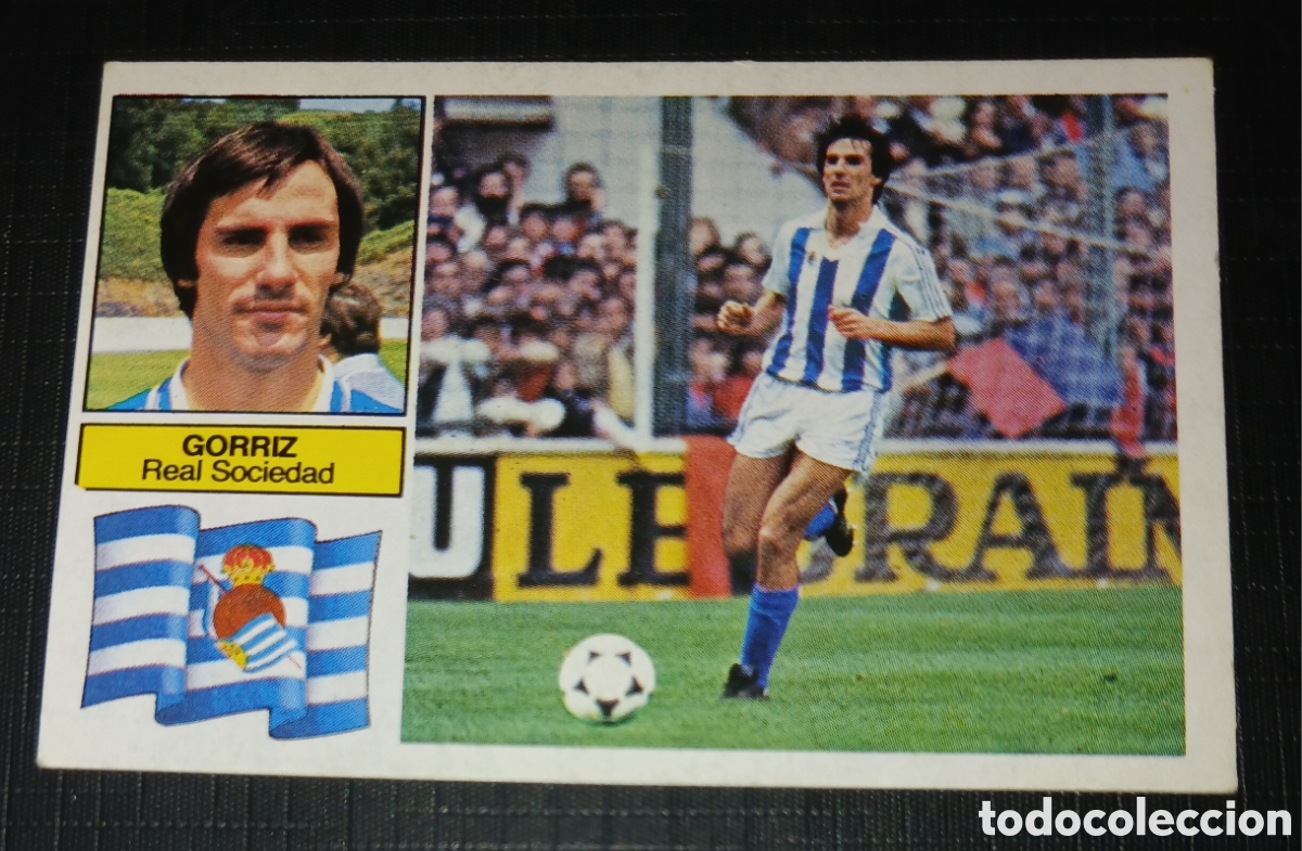 Cromos de f&uacute;tbol: Cromo Gajate - Real Sociedad - Liga 82 83 / 1982 1983 - Ed. Este