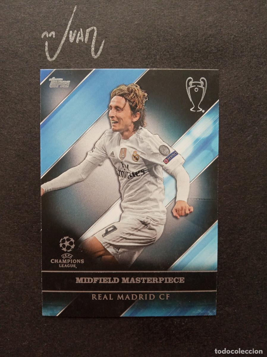 Cromos de f&uacute;tbol: RM 4 ROAD VICTORY MODRIC REAL MADRID CROACIA⚽ TOPPS &reg; SHOWCASE UEFA CHAMPIONS LEAGUE 2016 2017 16 17