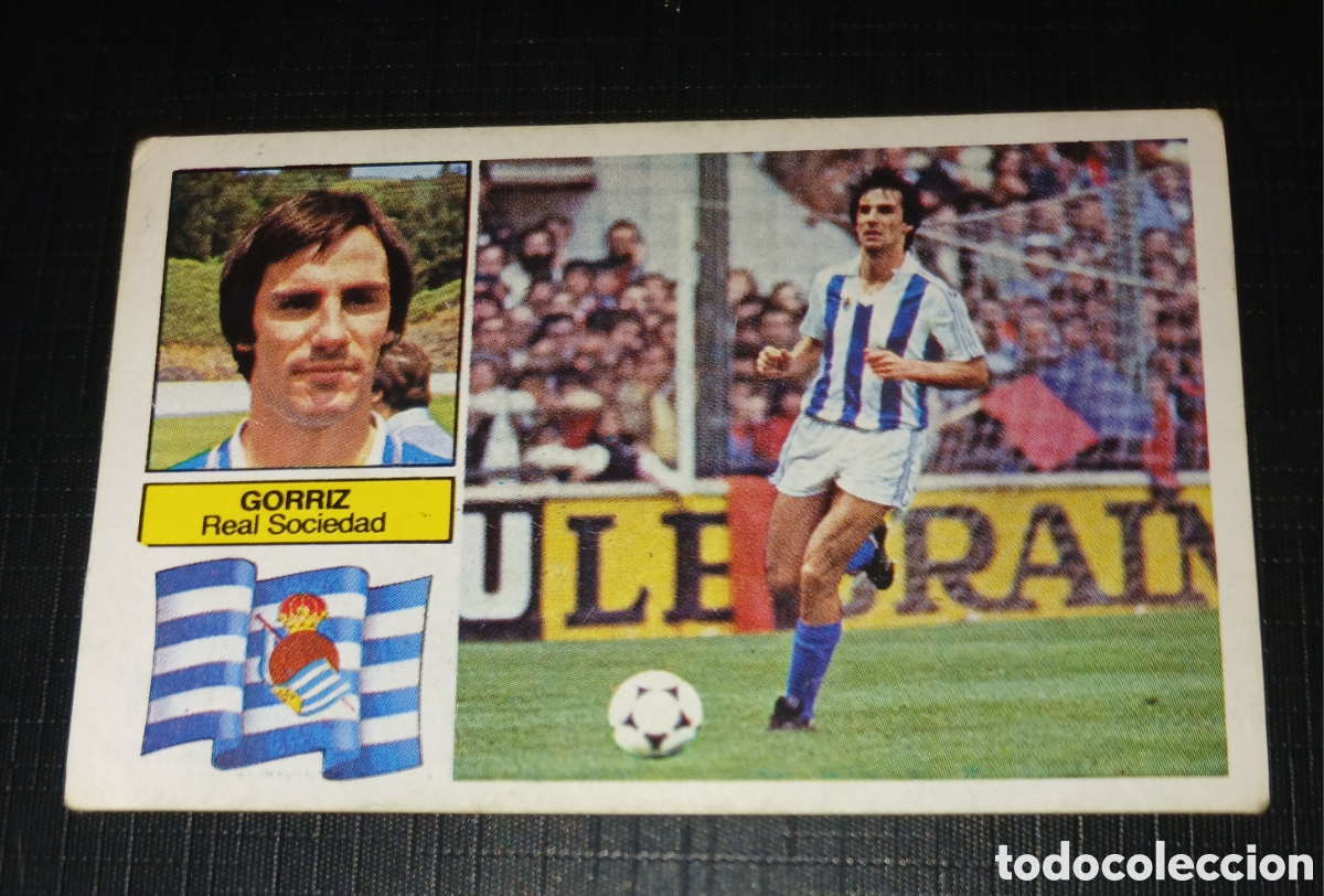 Cromos de f&uacute;tbol: Cromo Gajate - Real Sociedad - Liga 82 83 / 1982 1983 - Ed. Este