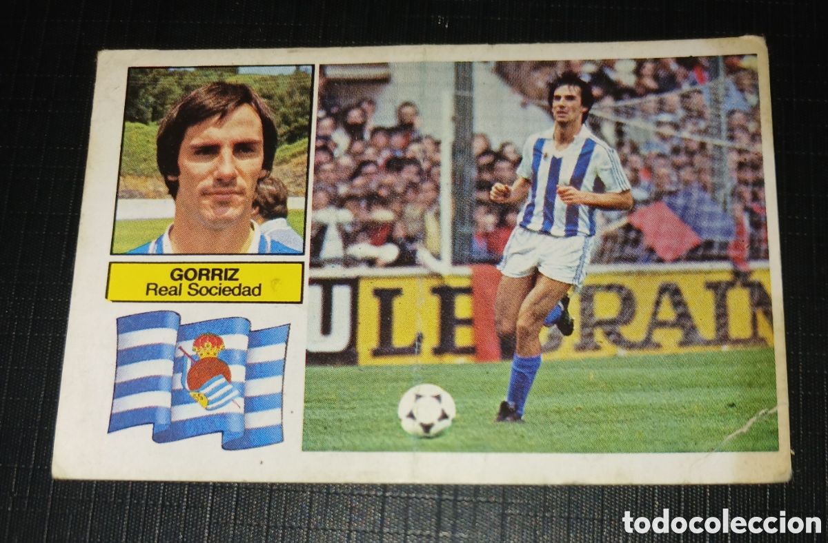 Football Stickers: Cromo Gajate - Real Sociedad - Liga 82 83 / 1982 1983 - Ed. Este