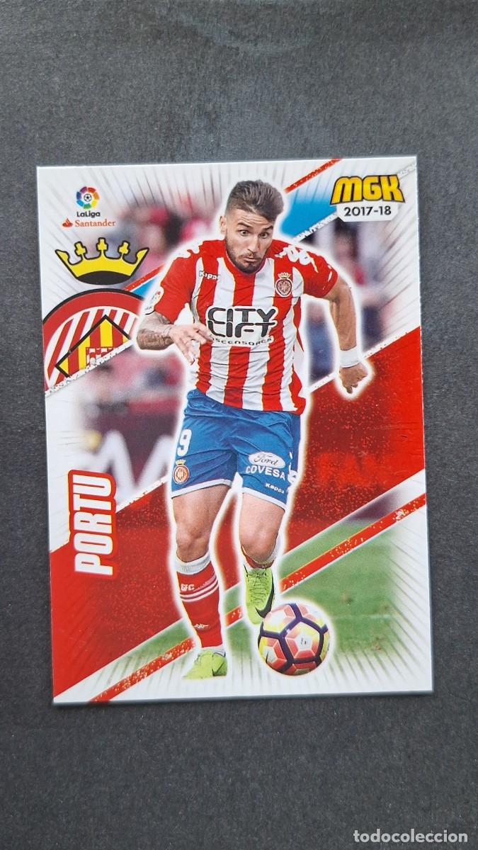 Cromos de f&uacute;tbol: L1 PORTU GIRONA F. C. 284 PANINI MEGACRACKS 2017 2018 17 18