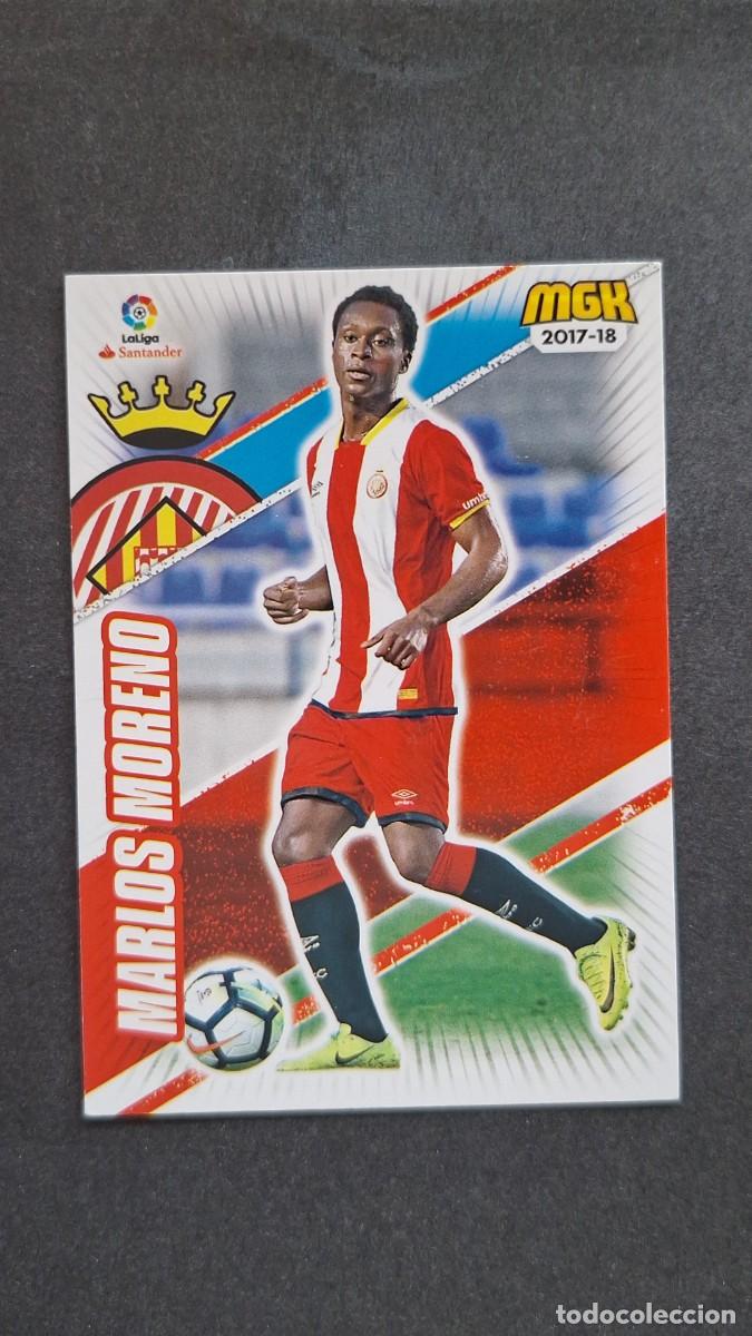 Cromos de f&uacute;tbol: L1 MARLOS MORENO GIRONA F. C. 286 PANINI MEGACRACKS 2017 2018 17 18