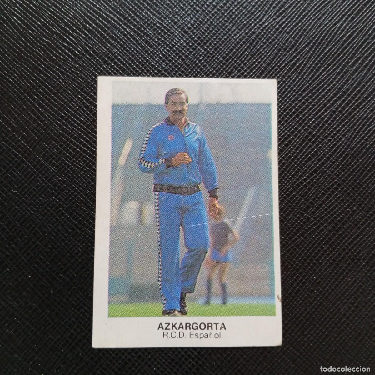 Figurine di Calcio: AZKARGORTA ESPA&Ntilde;OL CANO 1983 1984 CROMO FUTBOL 83 84 LIGA - DESPEGADO - A27 PG49