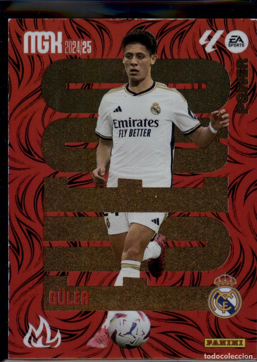 Cromos de f&uacute;tbol: G&uuml;ler Fuego Power N&ordm; P380 Real Madrid LaLiga Santander Megacracks 2024 2025 Panini 24 25