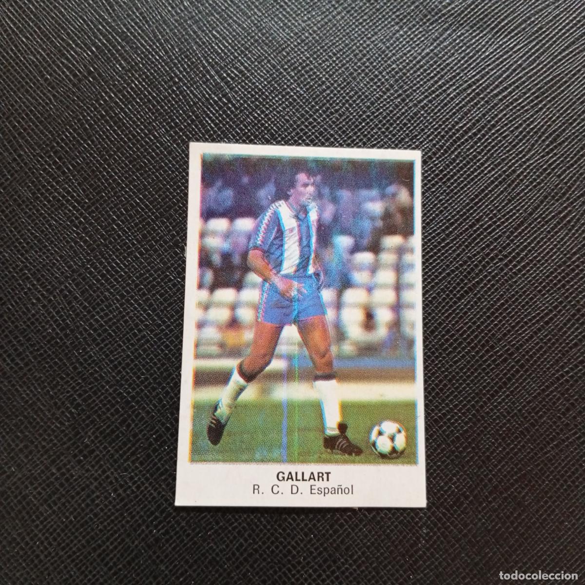 Cromos de f&uacute;tbol: GALLART ESPA&Ntilde;OL CANO 1983 1984 CROMO FUTBOL 83 84 LIGA - DESPEGADO - A27 PG49