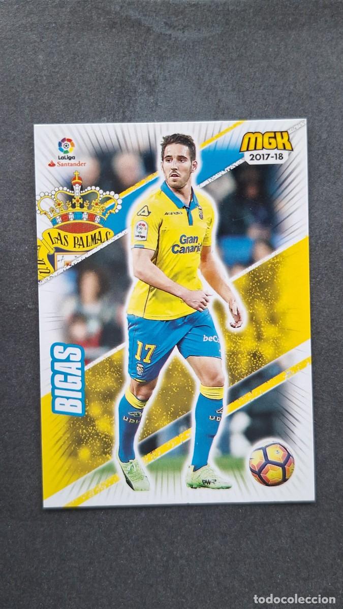 Cromos de f&uacute;tbol: L1 BIGAS U. D. LAS PALMAS 305 PANINI MEGACRACKS 2017 2018 17 18
