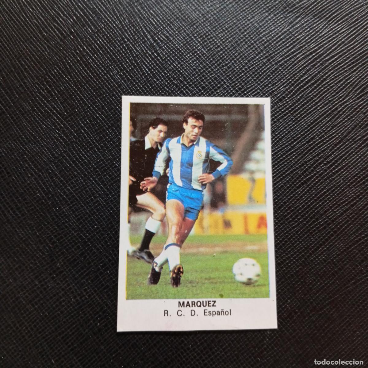 Cromos de f&uacute;tbol: MARQUEZ ESPA&Ntilde;OL CANO 1983 1984 CROMO FUTBOL 83 84 LIGA - DESPEGADO - A27 PG54