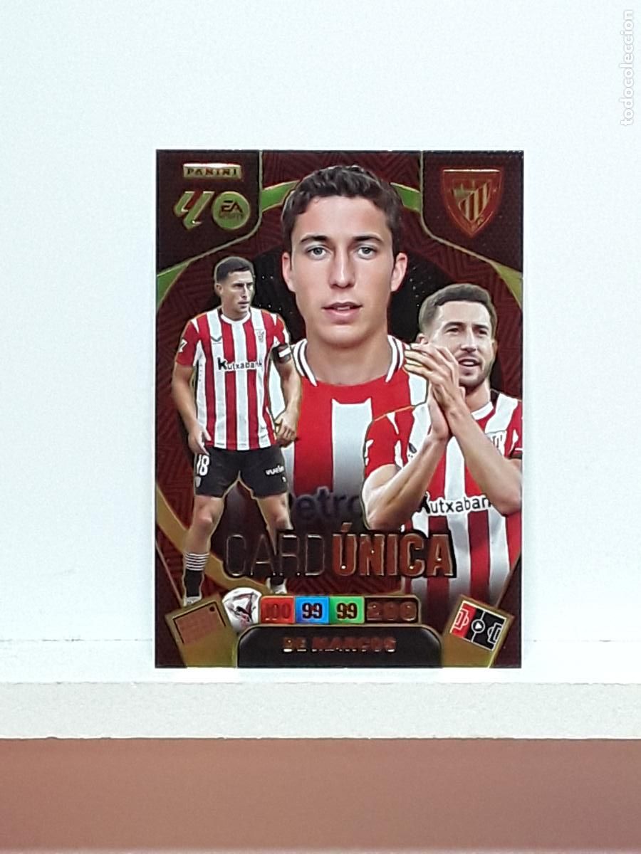 Cromos de f&uacute;tbol: ADRENALYN 2025 2026 25 26 ALBUM PANINI LIGA N LIMITADA ATHLETIC CARD UNICA DE MARCOS
