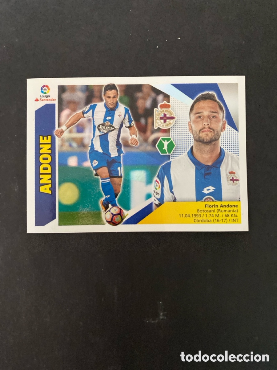 Cromos de f&uacute;tbol: Cromo liga 17/18 RC Deportivo N* 15