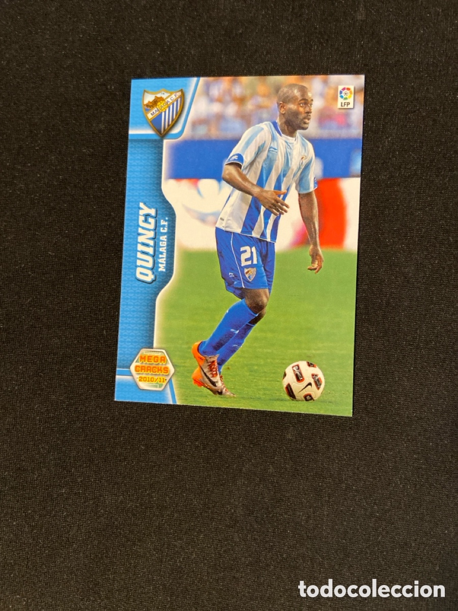 Cromos de f&uacute;tbol: QUINCY 190 BIS (M&Aacute;LAGA) PANINI