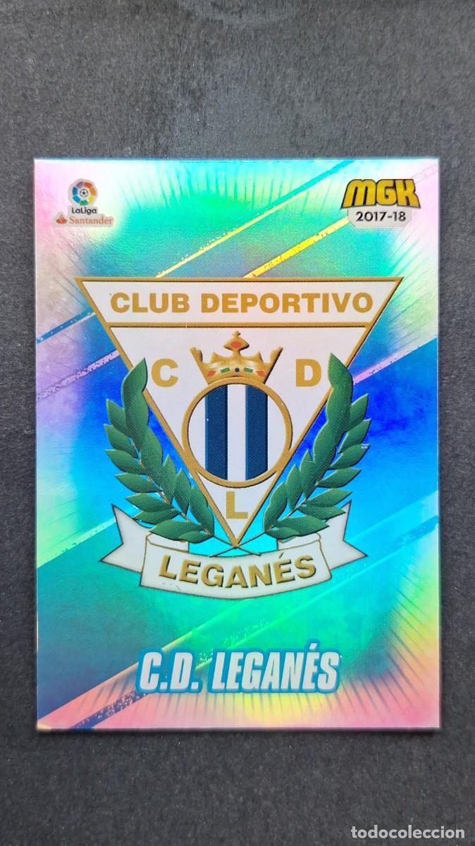 Cromos de f&uacute;tbol: L1 ESCUDO C. D. LEGANES 325 PANINI MEGACRACKS 2017 2018 17 18