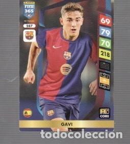 Cromos de f&uacute;tbol: CROMO DEXL ADRENALYN Y PANINI FIFA 365 CAVI DEL BARCELONA N&ordm; 287