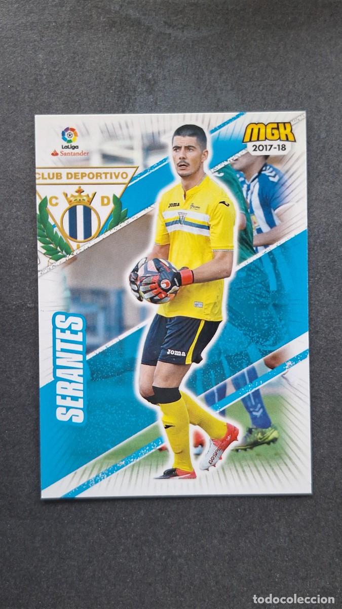 Cromos de f&uacute;tbol: L1 SERANTES C. D. LEGANES 327 PANINI MEGACRACKS 2017 2018 17 18