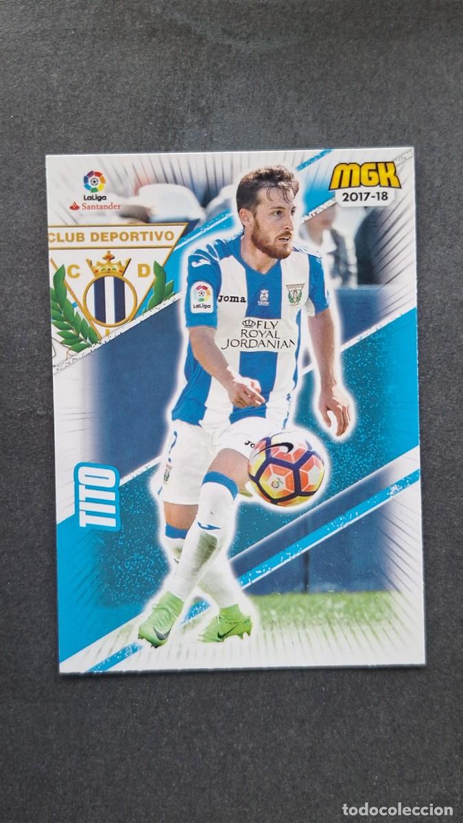 Cromos de f&uacute;tbol: L1 TITO C. D. LEGANES 328 PANINI MEGACRACKS 2017 2018 17 18