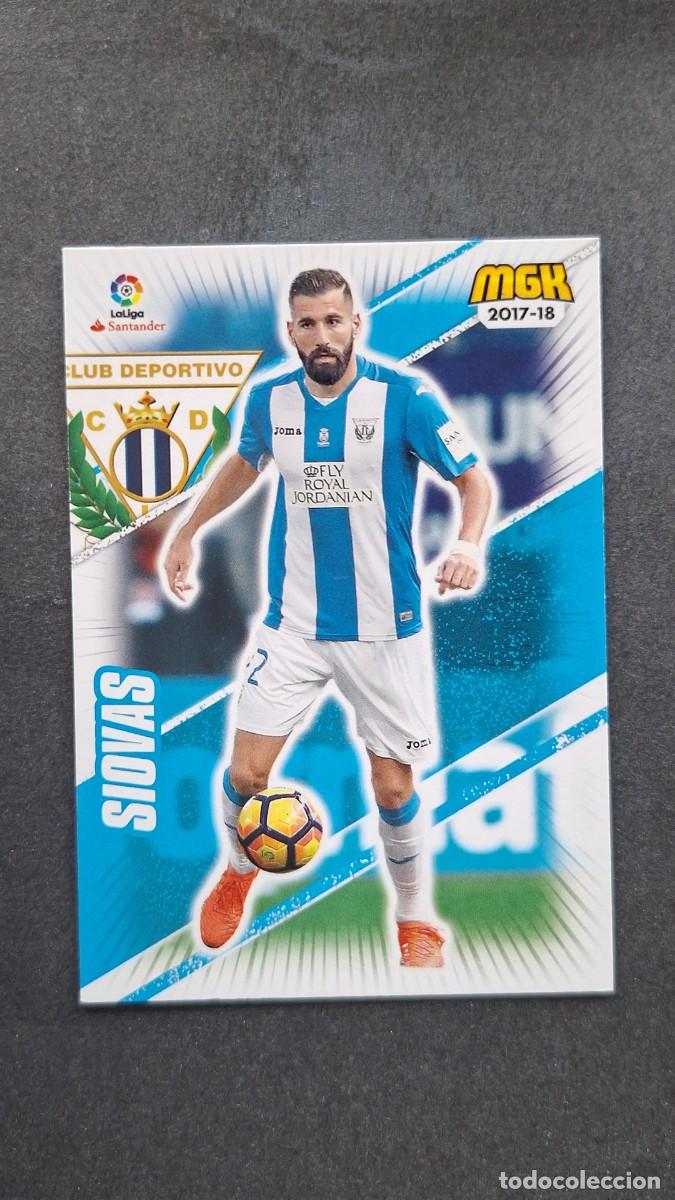 Cromos de f&uacute;tbol: L1 SIOVAS C. D. LEGANES 331 PANINI MEGACRACKS 2017 2018 17 18
