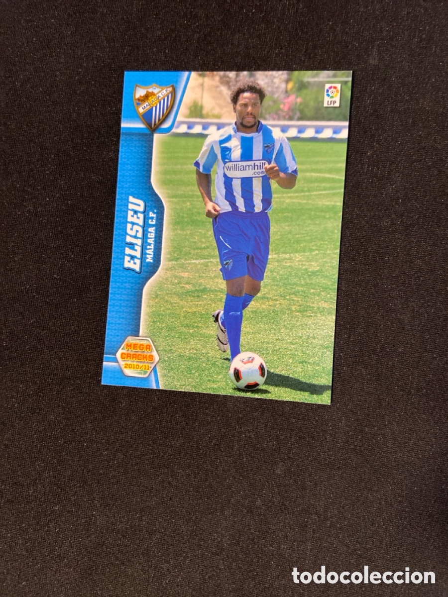Cromos de f&uacute;tbol: ELISEU 195 (M&Aacute;LAGA) PANINI