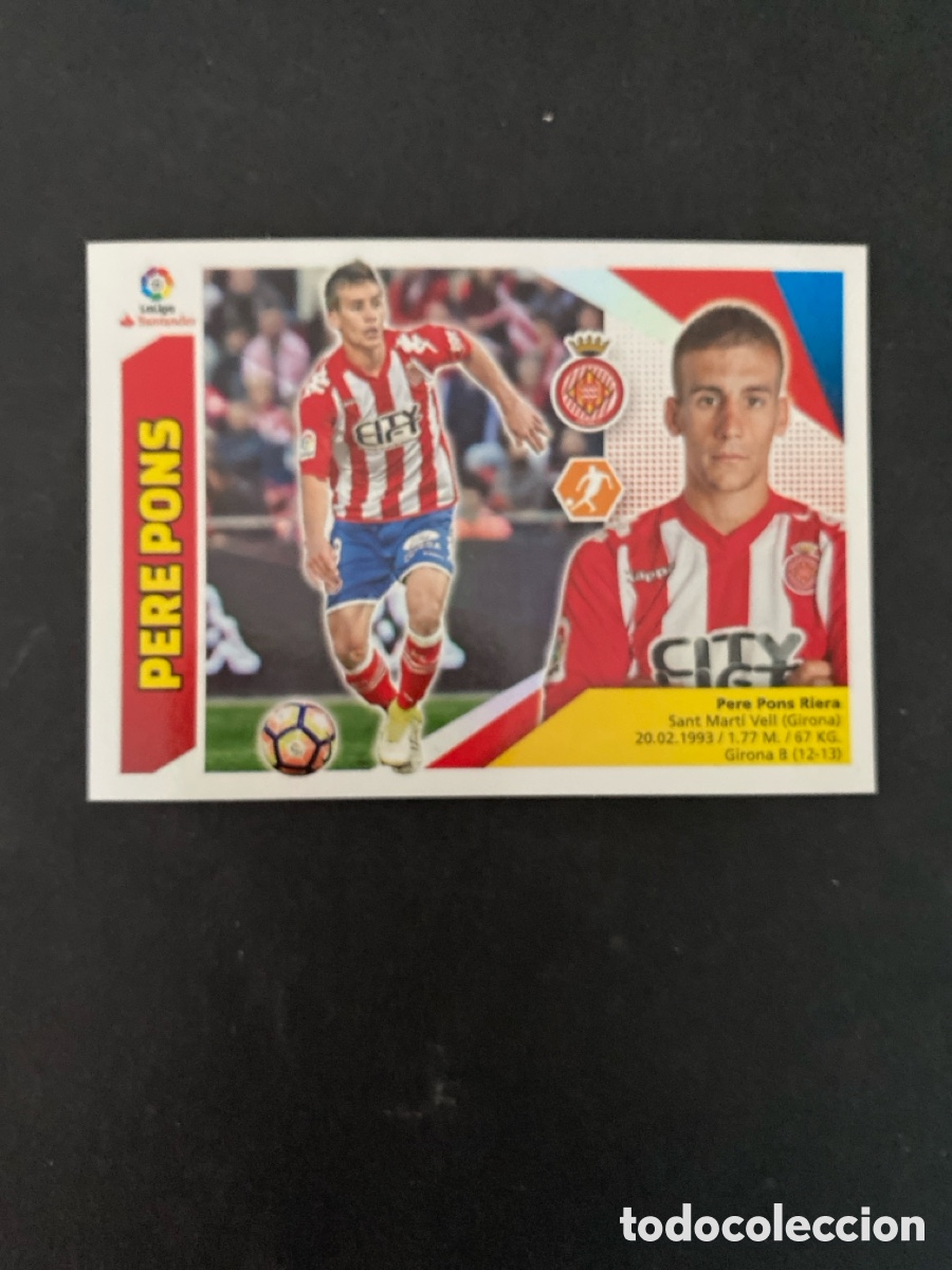 Cromos de f&uacute;tbol: Cromo liga 17/18 Girona FC N* 8
