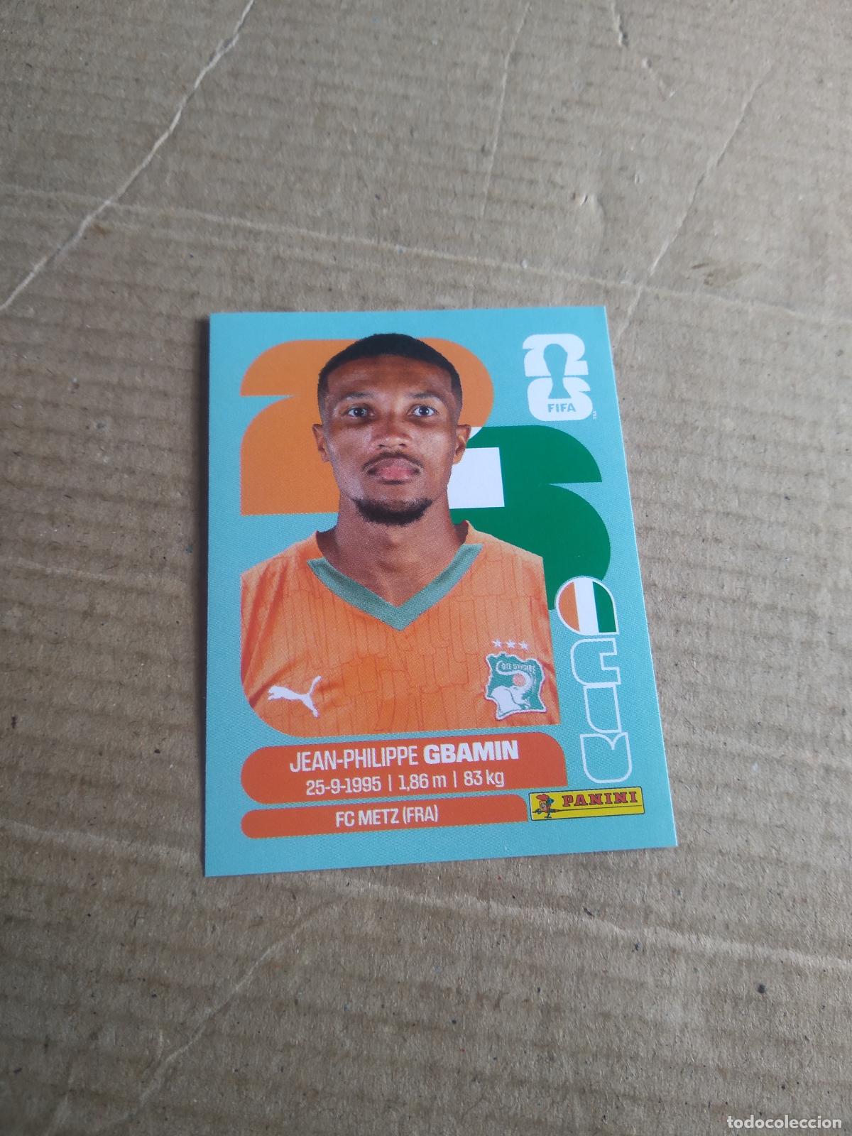 Football Stickers: CIV 14 JEAN-PHILIPPE GBAMIN COSTA MARFIL CROMO FUTBOL PANINI MUNDIAL 2026 WORLD CUP COPA MUNDO