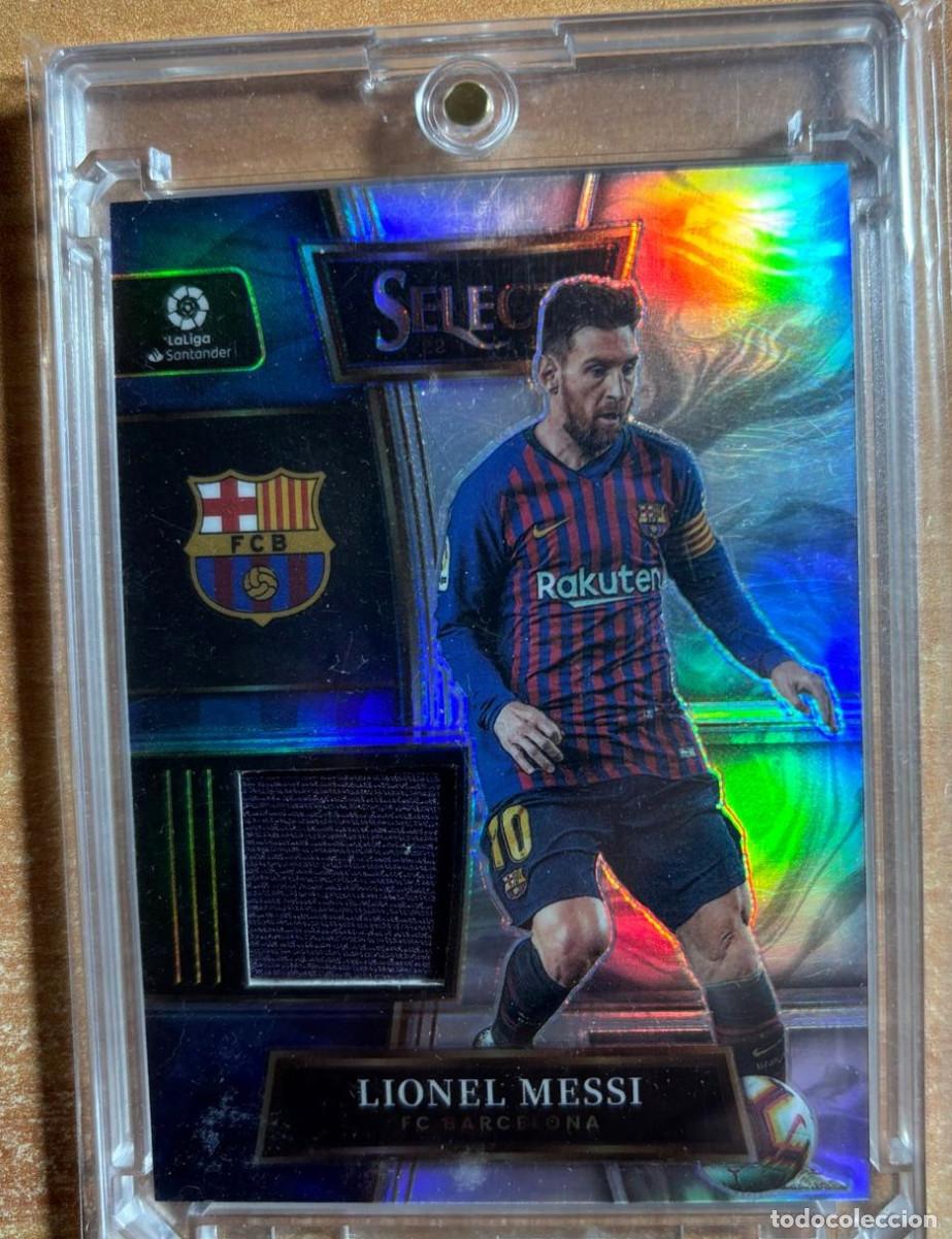 Football Stickers: PANINI SELECT LA LIGA SOCCER 2022-2023 22 22 LIONEL MESSI (FC BARCELONA) PARCHE PLAYER WORN-USED