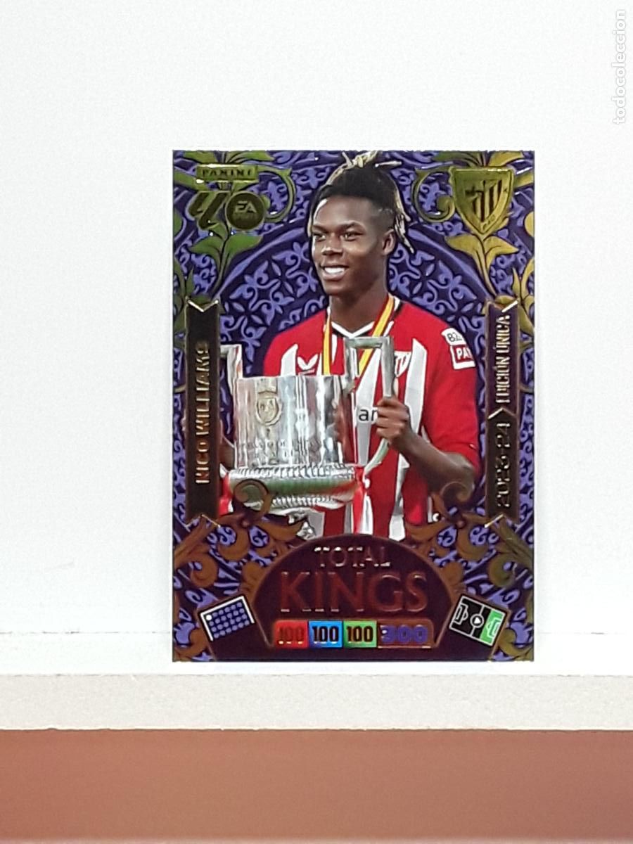 Football Stickers: ADRENALYN 2025 2026 25 26 ALBUM PANINI LIGA N LIMITADA ATHLETIC TOTAL KINGS NICO WILLIAMS
