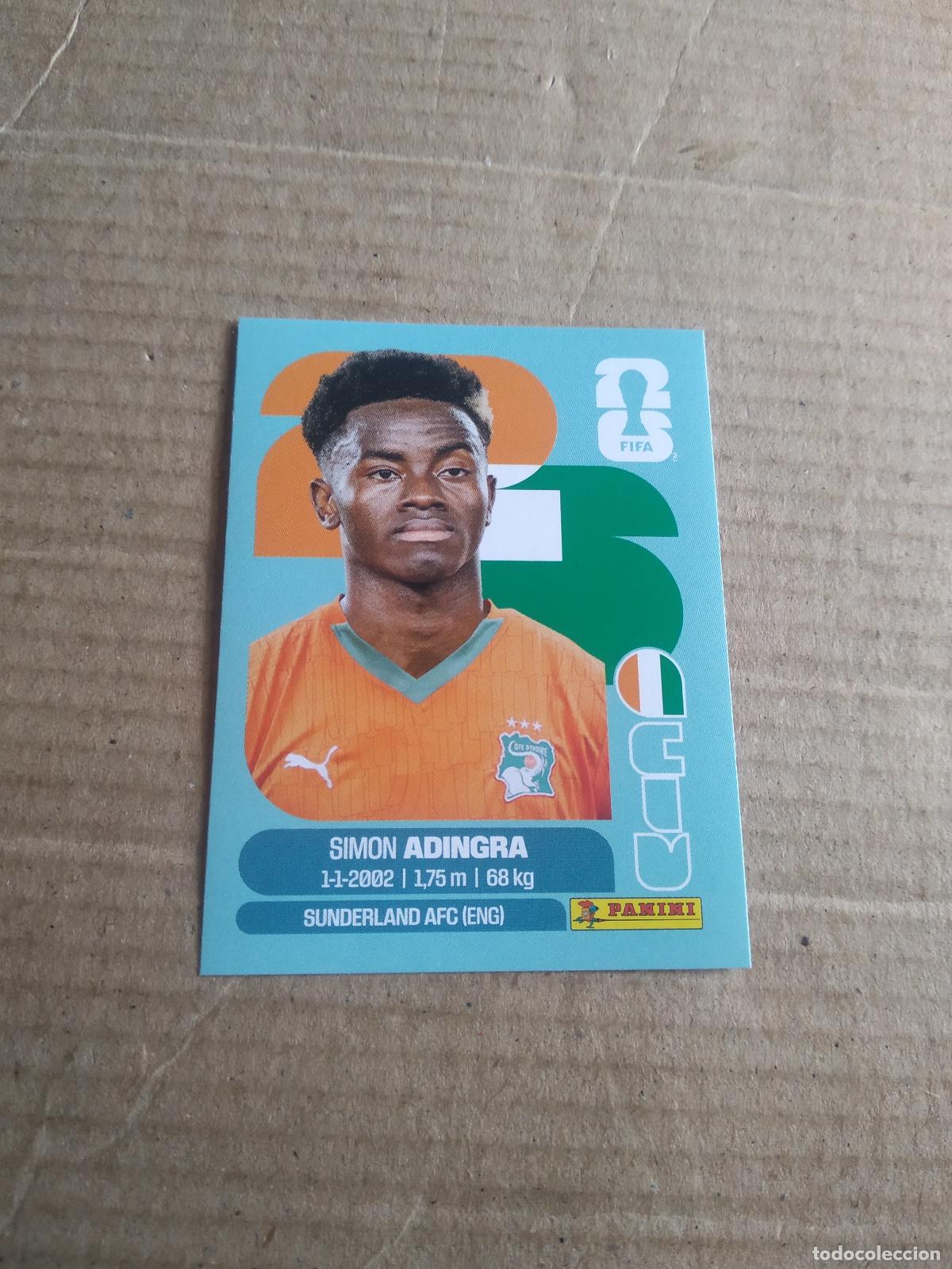 Football Stickers: CIV 17 SIMON ADINGRA COSTA MARFIL CROMO FUTBOL PANINI MUNDIAL 2026 WORLD CUP COPA MUNDO