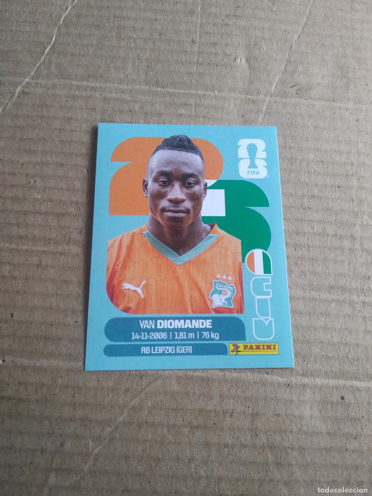 Fu&szlig;ball-Sticker: CIV 18 YAN DIOMANDE ROOKIE COSTA MARFIL CROMO FUTBOL PANINI MUNDIAL 2026 WORLD CUP COPA MUNDO