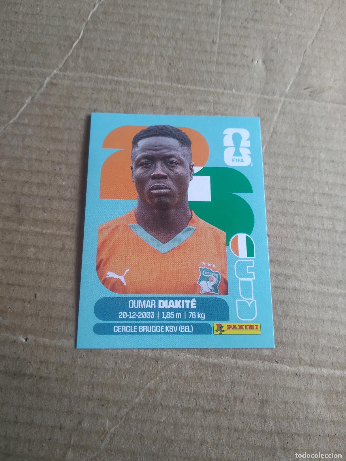 Cromos de f&uacute;tbol: CIV 20 OUMAR DIAKITE COSTA MARFIL CROMO FUTBOL PANINI MUNDIAL 2026 WORLD CUP COPA MUNDO