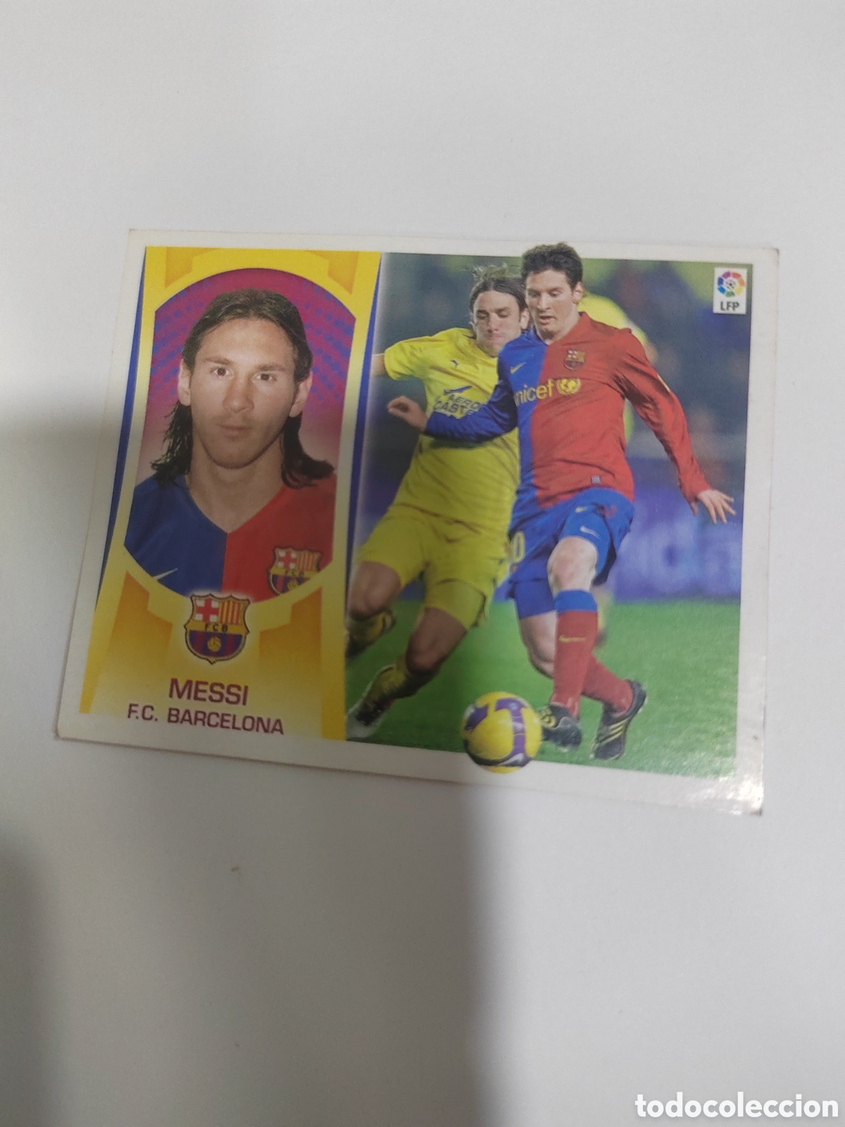 Cromos de f&uacute;tbol: Cromos Messi sin pegar - Foto 3