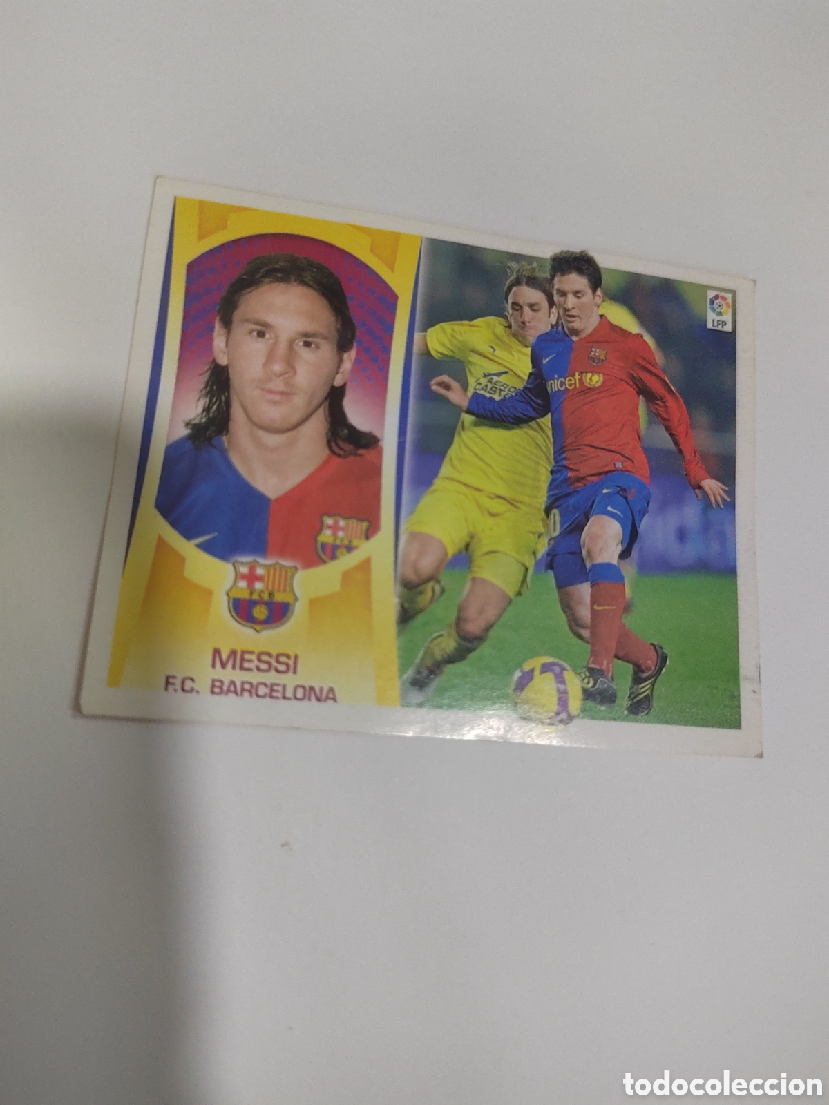 Cromos de f&uacute;tbol: Cromos Messi sin pegar - Foto 4
