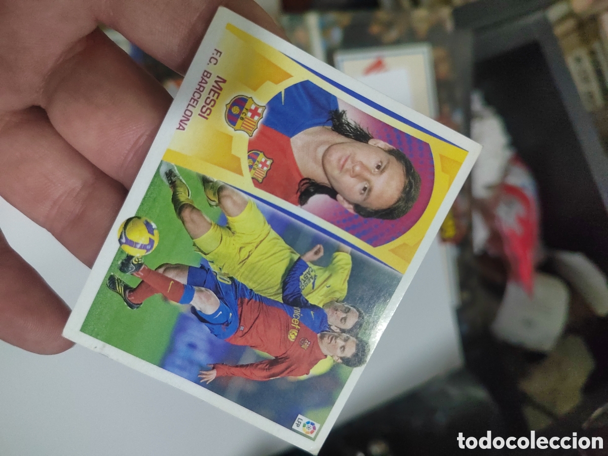 Cromos de f&uacute;tbol: Cromos Messi sin pegar - Foto 5