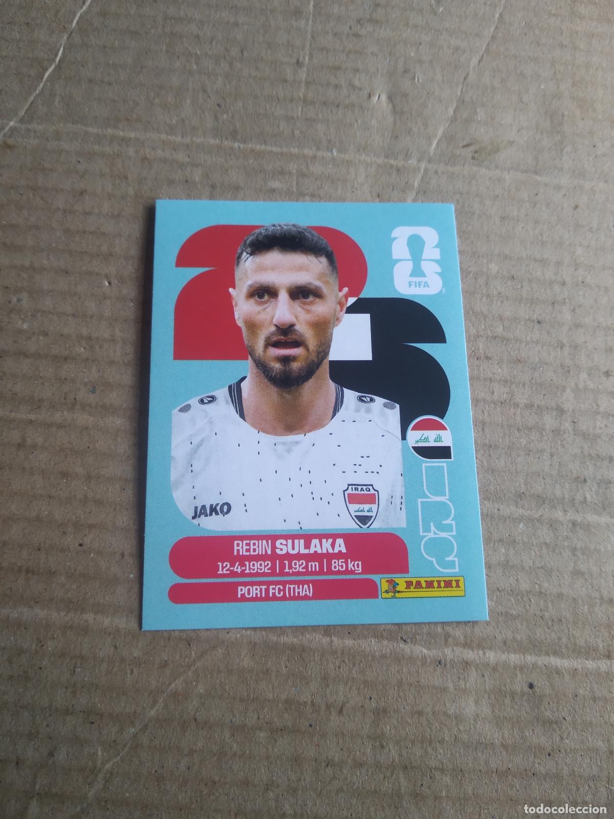 Cromos de f&uacute;tbol: IRQ 3 REBIN SULAKA IRAK IRAQ CROMO FUTBOL PANINI MUNDIAL 2026 WORLD CUP COPA MUNDO
