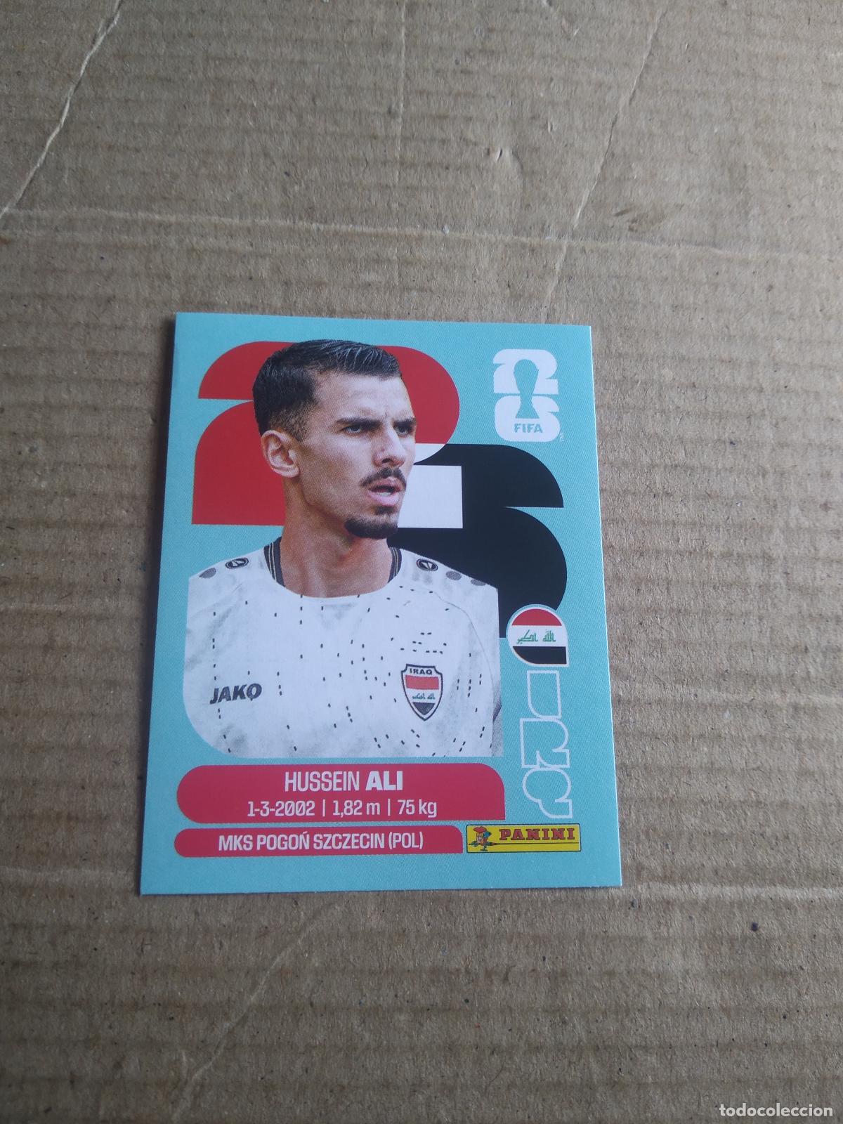 Fu&szlig;ball-Sticker: IRQ 4 HUSSEIN ALI IRAK IRAQ CROMO FUTBOL PANINI MUNDIAL 2026 WORLD CUP COPA MUNDO