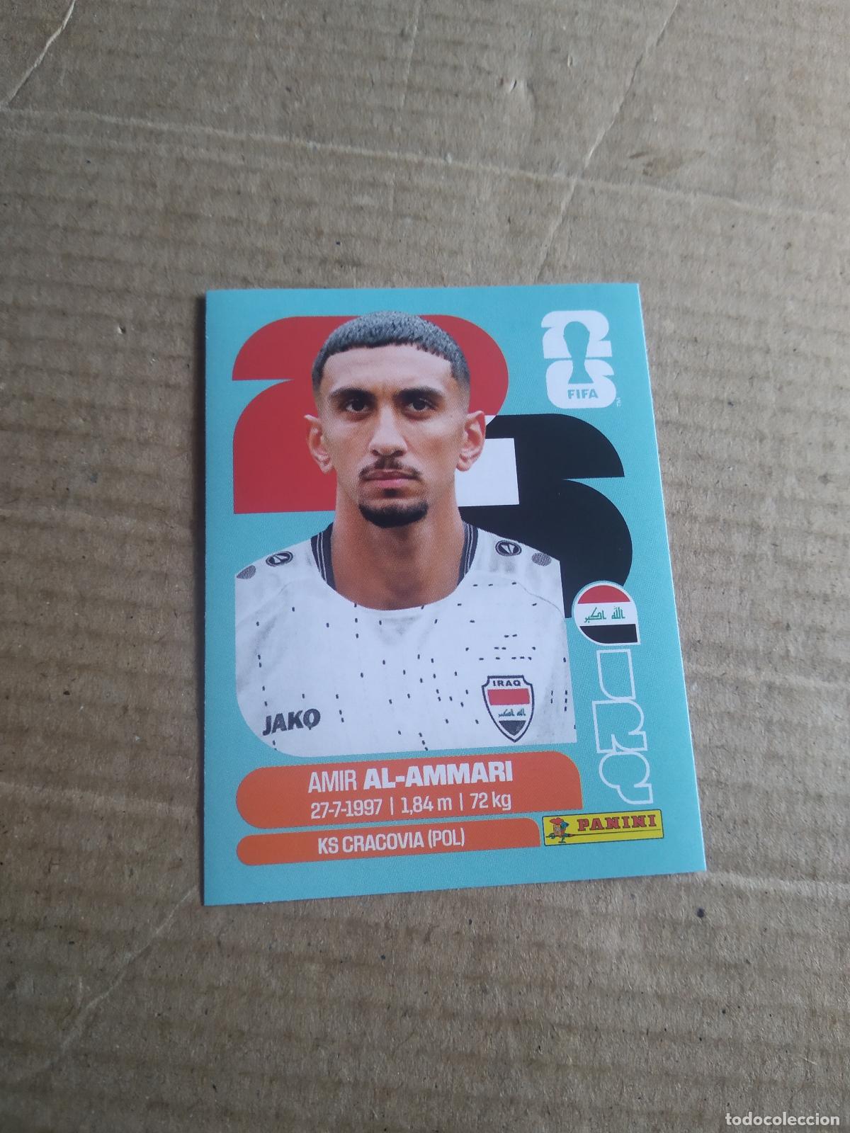 Football Stickers: IRQ 10 AMIR AL-AMMARI IRAK IRAQ CROMO FUTBOL PANINI MUNDIAL 2026 WORLD CUP COPA MUNDO