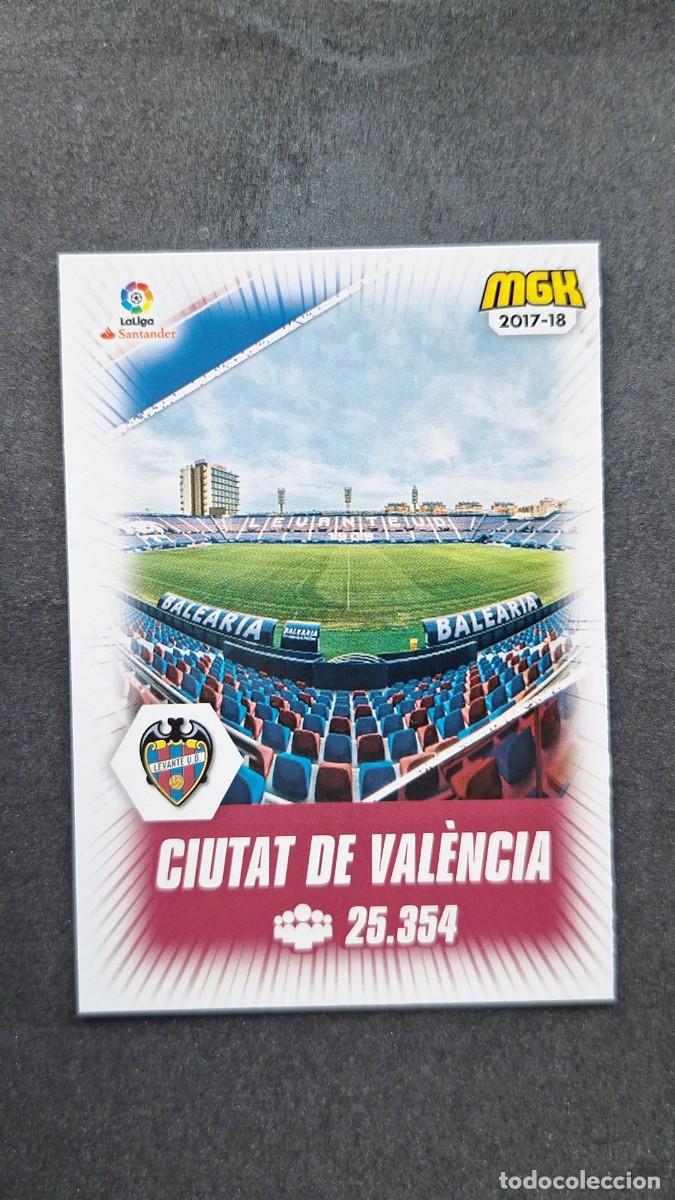 Football Stickers: L1 ESTADIO CIUTAT DE VALENCIA LEVANTE U. D. 373 PANINI MEGACRACKS 2017 2018 17 18