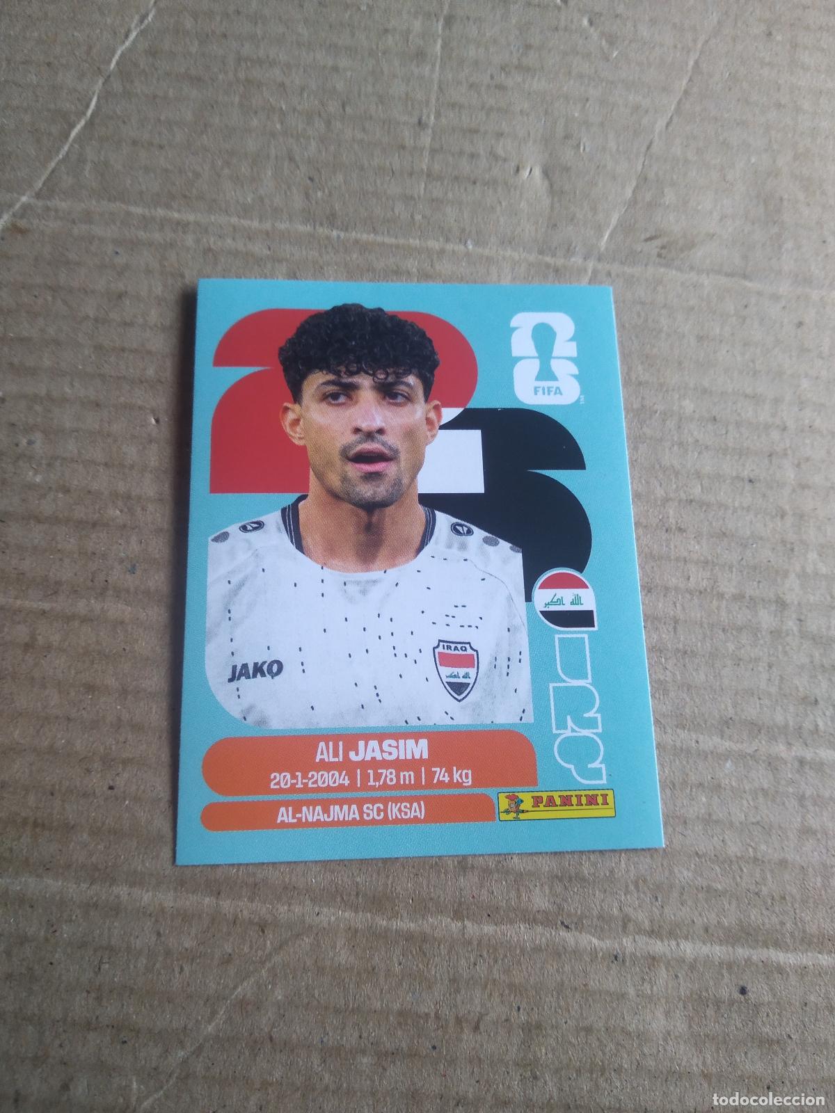 Football Stickers: IRQ 12 ALI JASIM IRAK IRAQ CROMO FUTBOL PANINI MUNDIAL 2026 WORLD CUP COPA MUNDO
